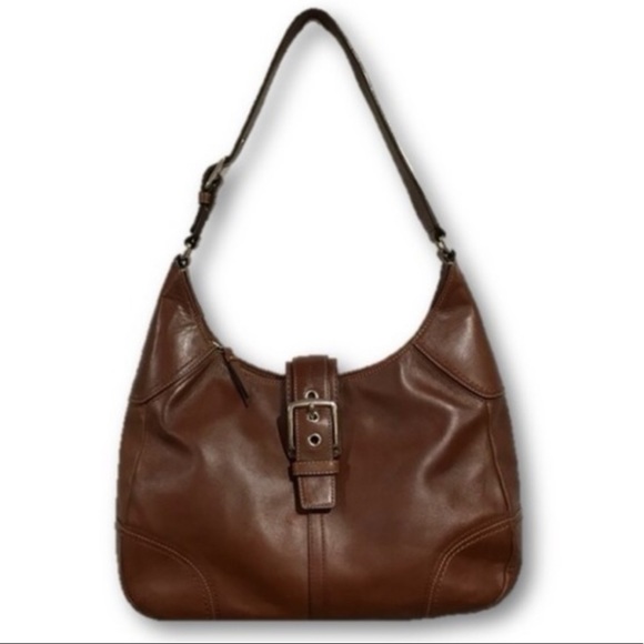 Coach Handbags - SOLD COACH Hamilton Buckle Leather Hobo Shoulder